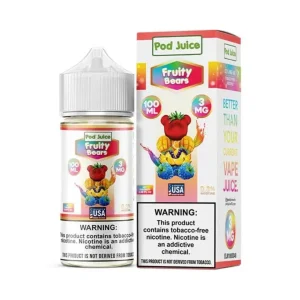 Fruity Bears Tobacco Free Nicotine E-Juice 100ml | Pod Juice