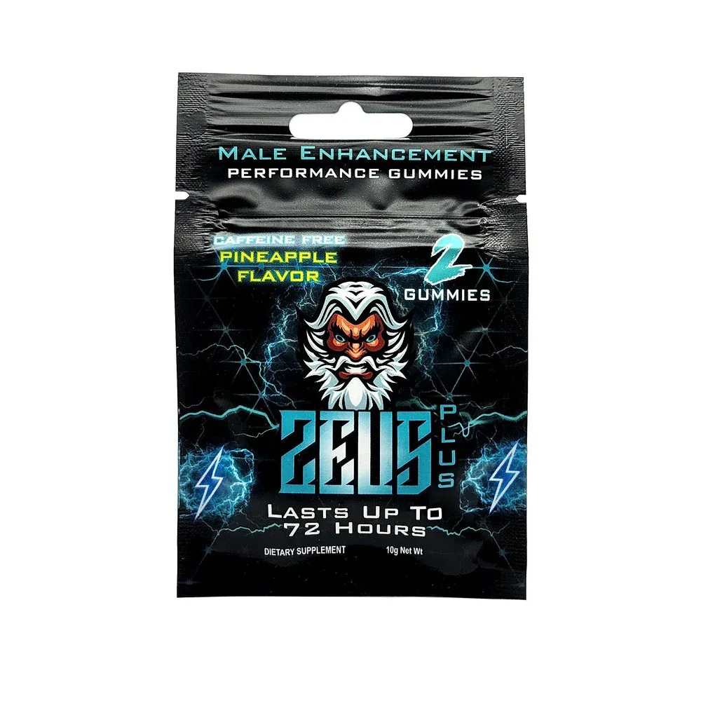 Zeus Plus Male Supplement Gummies Pineapple 2pk Open Stock - Image 2