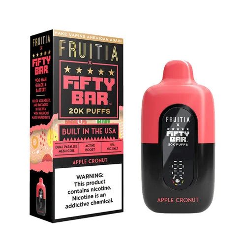 Fifty Bar x Fruitia 20K Disposable Vape Device - 10PK - Image 2
