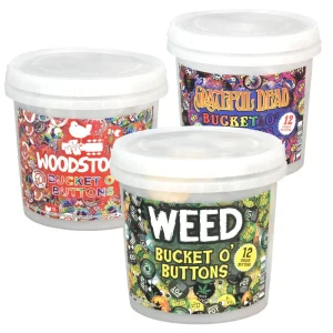 Pinback Buttons - 1.25" / Assorted Design Sets - 144PC BUCKET