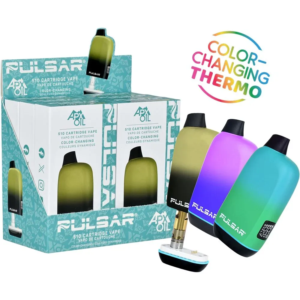 Pulsar APX Oil 510 Vaporizer | Thermo Series | 1000mAh | 6pc - Image 2