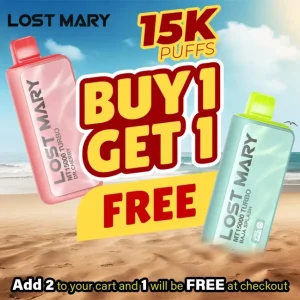 Lost Mary MT 15000 Puff Turbo Disposable (15K Puffs) - Buy 1 Get 1 Free