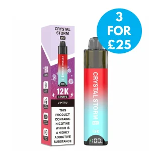 Crystal Storm Bar 12k Prefilled Pod Kit