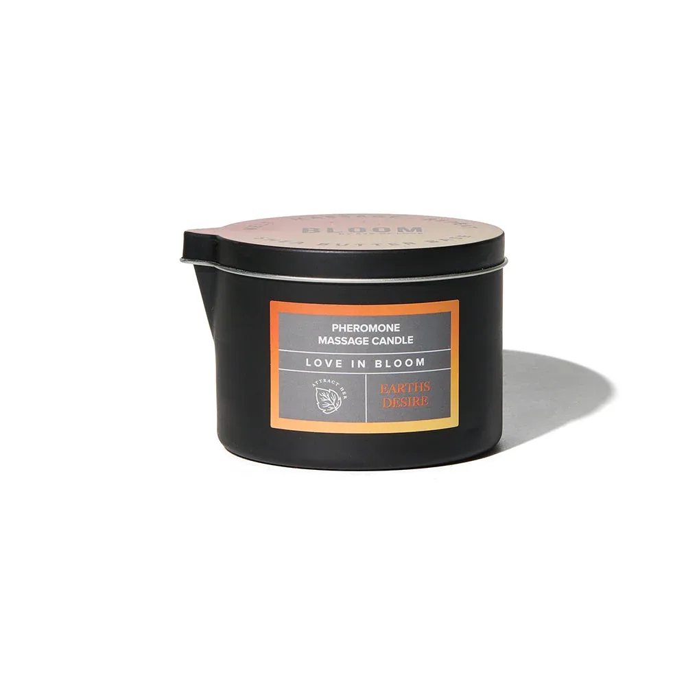 Eye of Love Bloom Pheromone Massage Candle Earth's Desire 5 oz. - Image 2