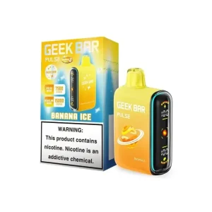 Geek Bar Pulse 15000 Disposable Vape (5%, 15000 Puffs) - Thermal Edition Banana Ice