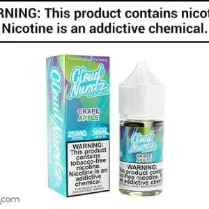 GRAPE APPLE ICED BY CLOUD NURDZ SALT 30ML