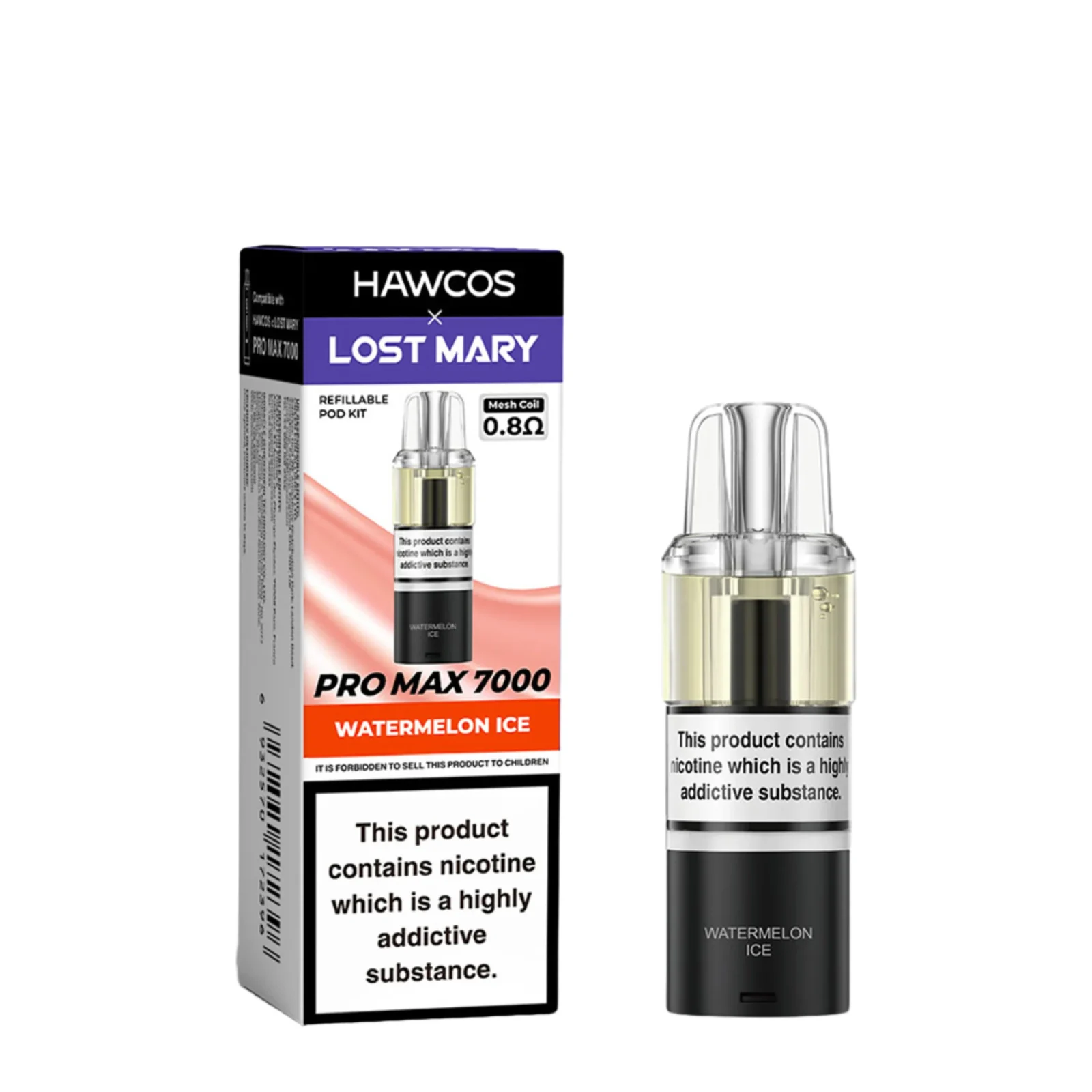20mg Hawcos X Lost Mary Pro Max 7k Refill Pods - Image 2