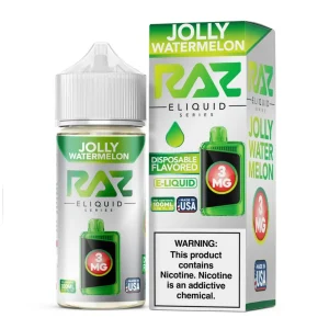 Jolly Watermelon Tobacco Free Nicotine E-Juice 100ml | Pod Juice x RAZ