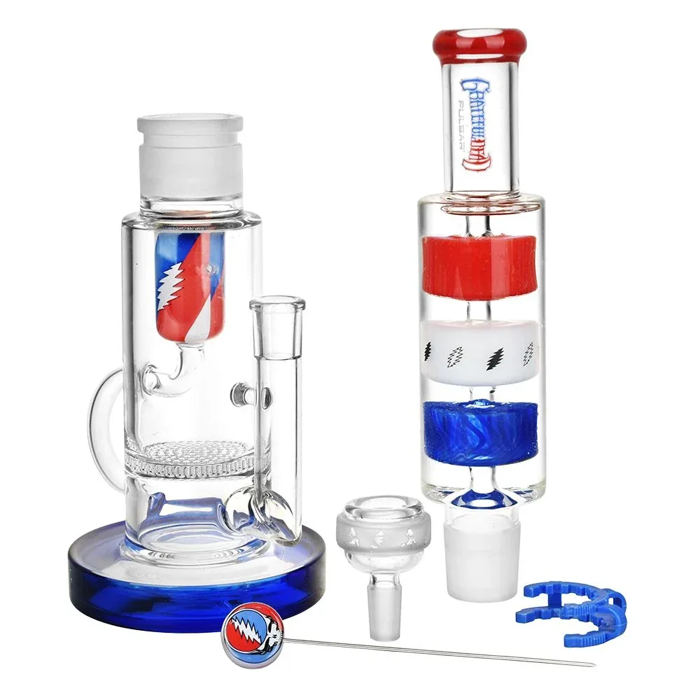 Grateful Dead x Pulsar Cool It Down Glycerin Water Pipe Kit - Image 2