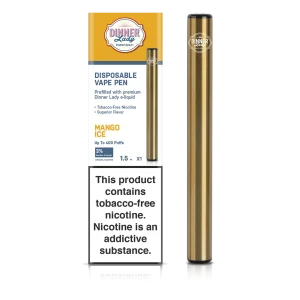 Dinner Lady Tobacco-Free Nicotine Disposable Vape - Mango Ice