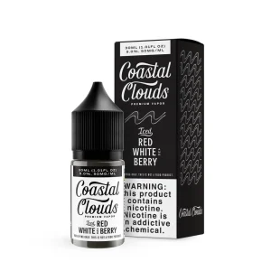 Iced Red White & Berry (Bom Pop) 30ml Salt E-Juice | Coastal Clouds