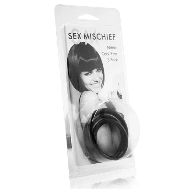 Nitrile Cock Ring 3-Pack