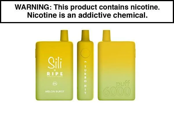 SILI X RIPE DISPOSABLE VAPE – 6000 PUFFS - Image 2