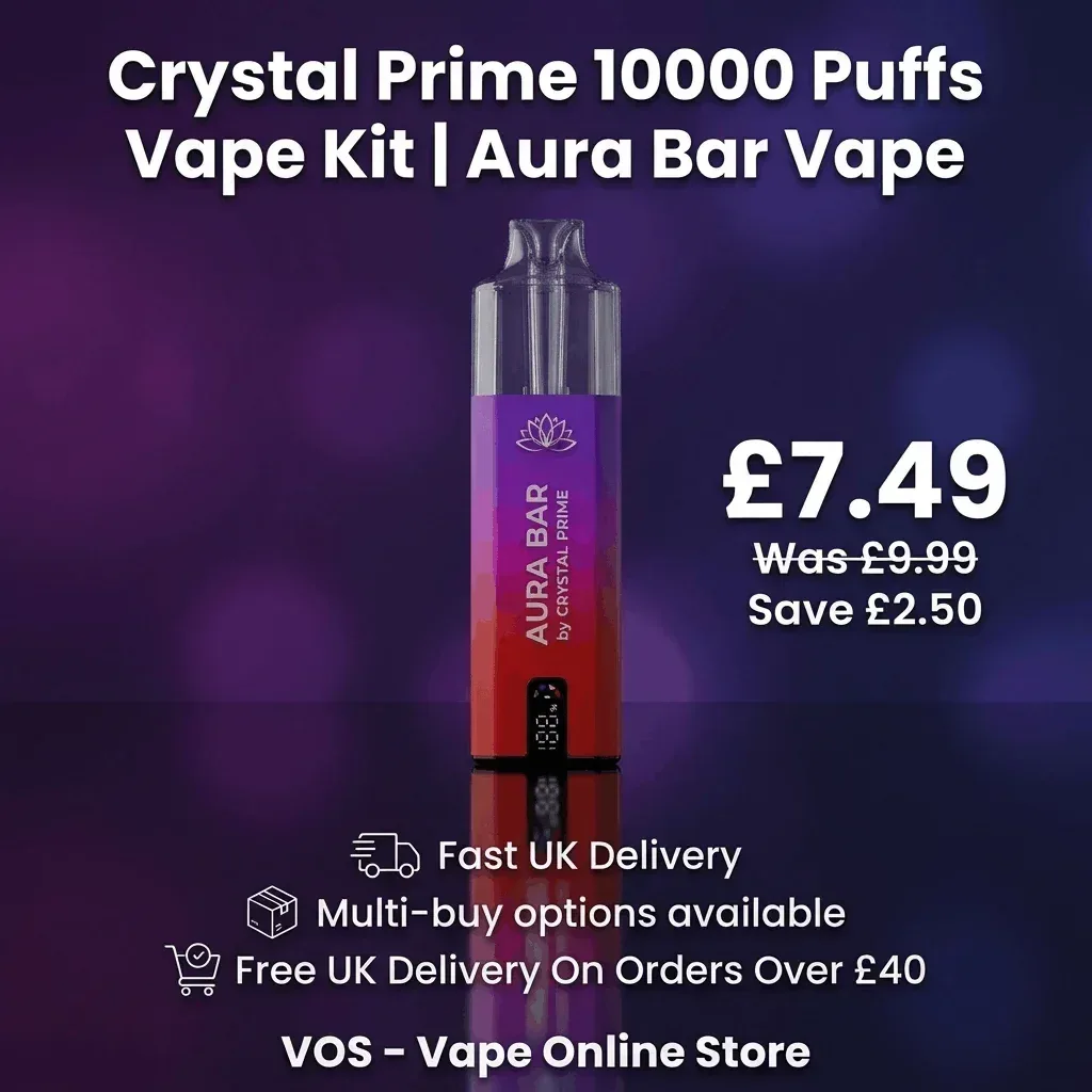Crystal Prime 10000 Puffs Vape Kit | Aura Bar Vape - Image 2
