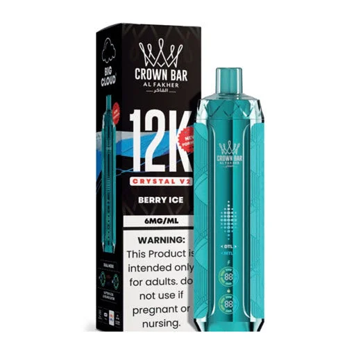 Crown Bar 12K Crystal V2 Disposable Vape Device - 6PK - Image 2