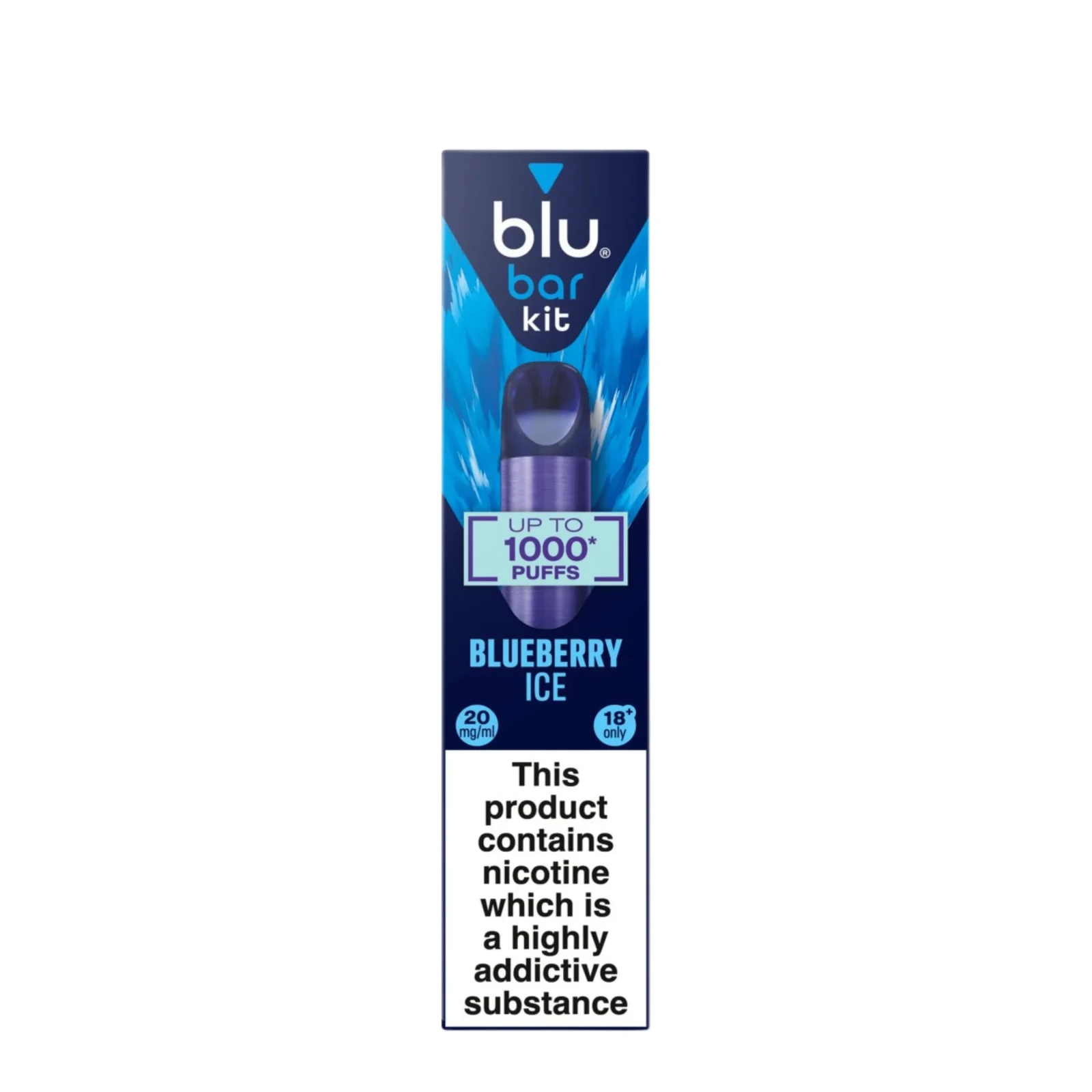 Box of 10 – 20mg Blu Bar 1000 Vape Kit - Image 2
