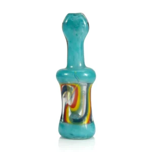 Frit Rasta Spiral Bell Chillum Hand Pipe