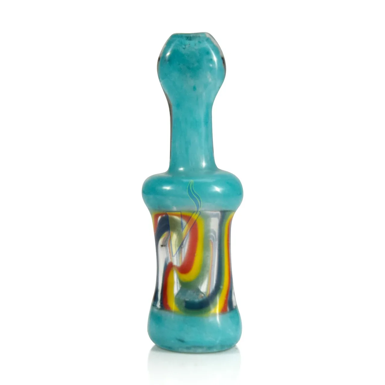 Frit Rasta Spiral Bell Chillum Hand Pipe