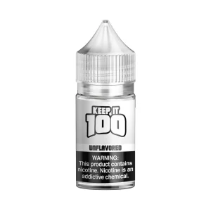 Salt Unflavored 30ml E-Juice | Keep it 100
