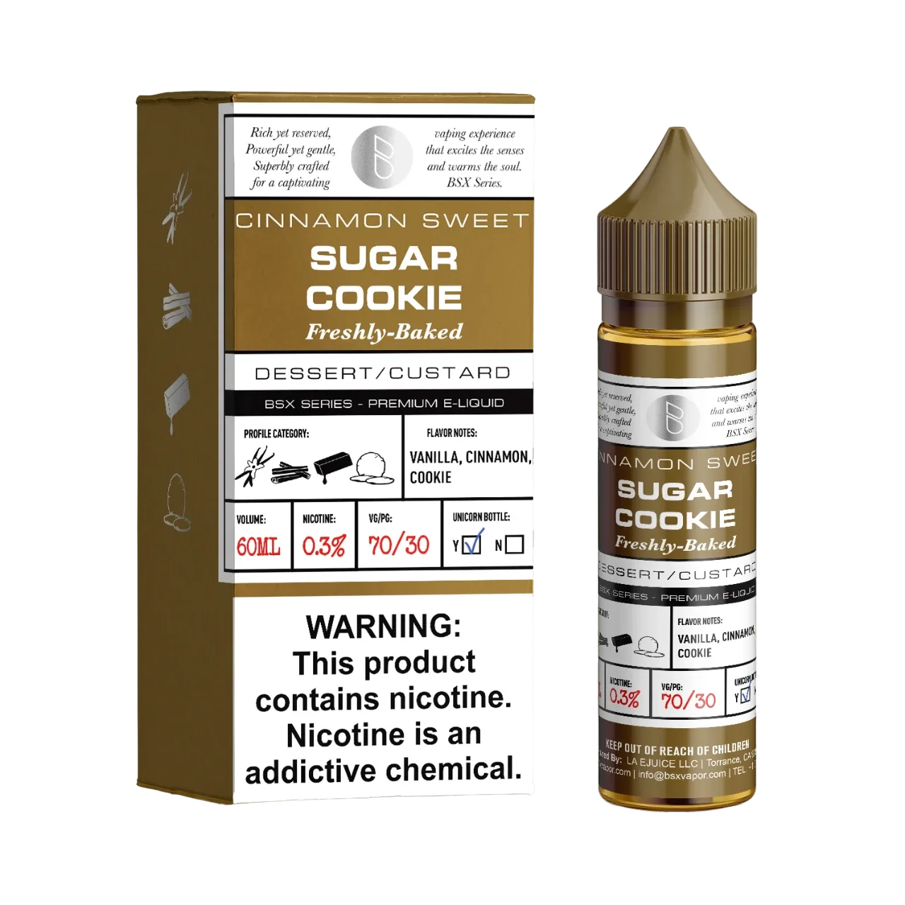 Sugar Cookie 60ml E-Juice | BSX