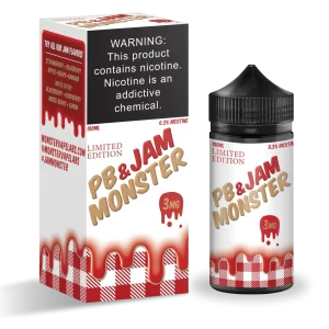 Jam Monster Strawberry PB&J 100ml Vape Juice - 3MG