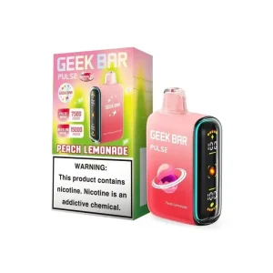 Geek Bar Pulse 15000 Disposable Vape (5%, 15000 Puffs) - Thermal Edition Peach Lemonade