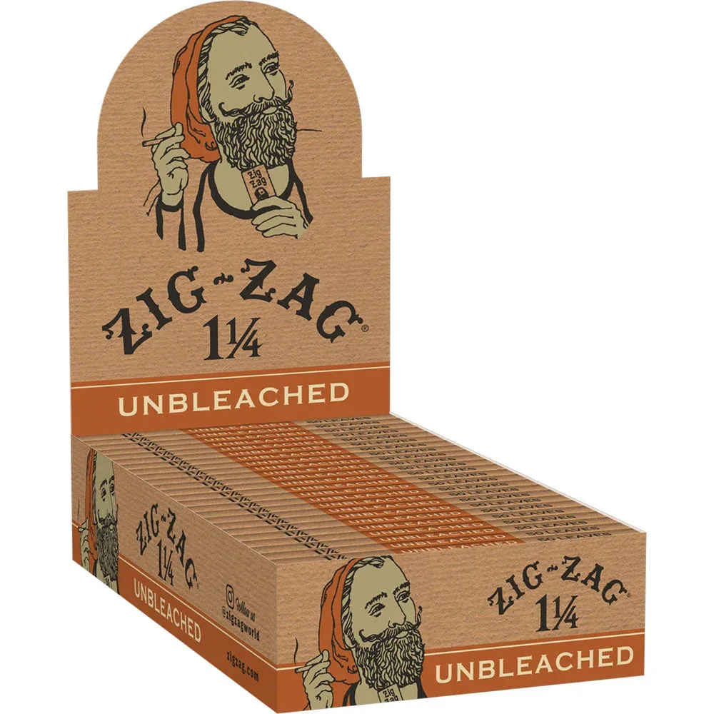 Zig Zag Unbleached Rolling Papers - Image 2