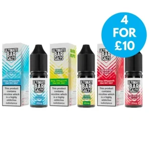 20mg Ultimate Bar Salts 10ml Nic Salts