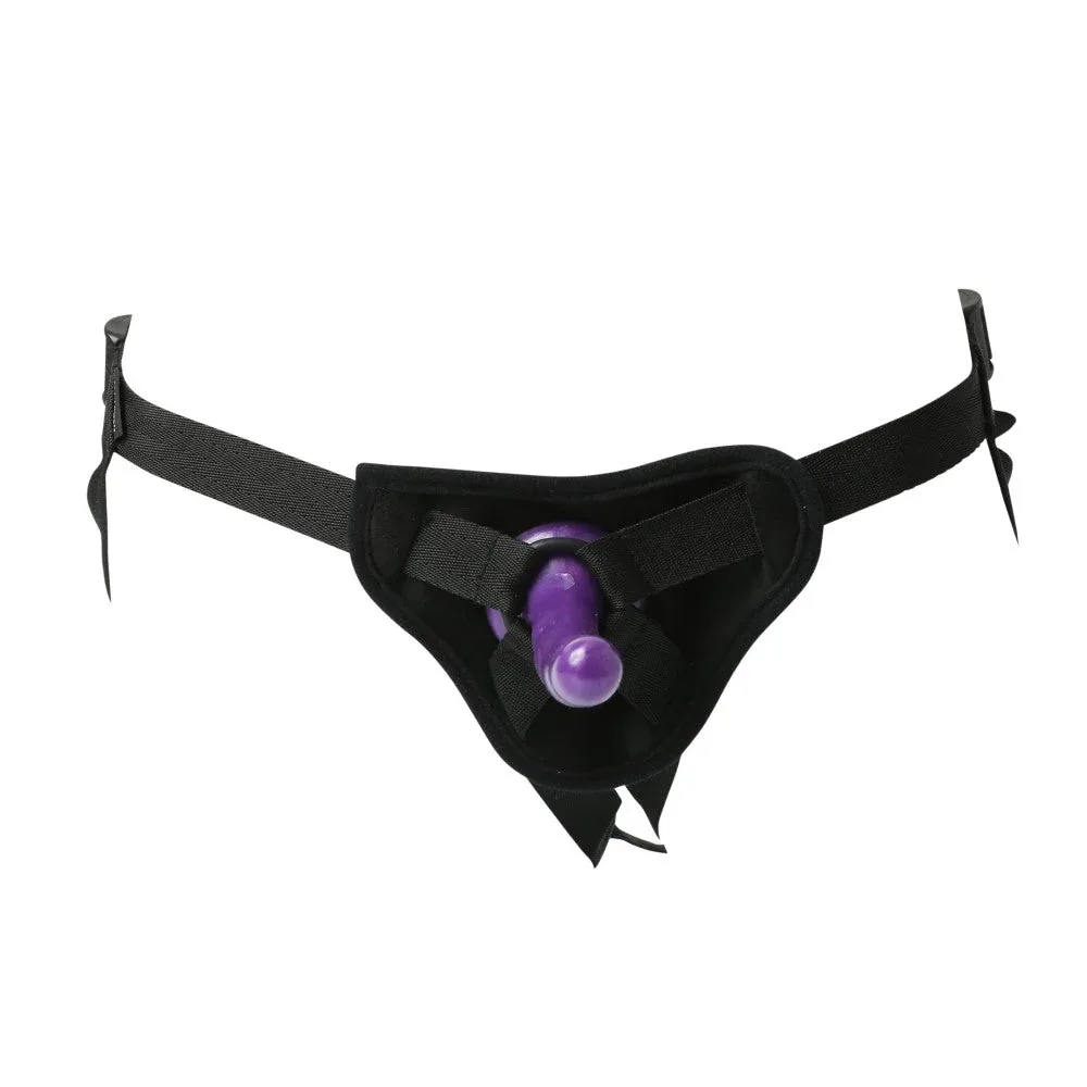 Sportsheets New Comer's Strap-On Kit with Adjustable Harness & 5.5 in. Silicone Dildo - Image 2