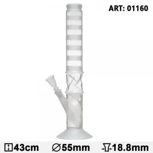 Trippy Sand Glass Bong Water Pipe 17"