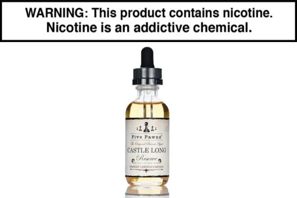 Castle Long Reserve By Five Pawns E-Liquid 60ml - Image 2