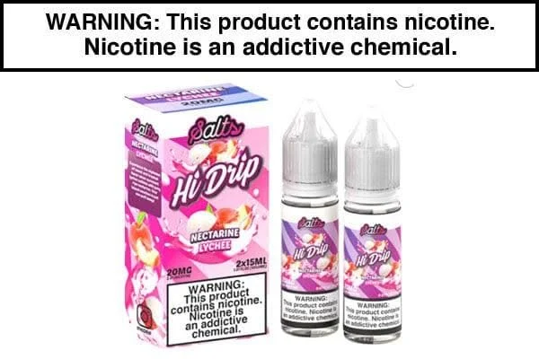 NECTARINE LYCHEE BY HI-DRIP SALTS 30ML (2x15ML)