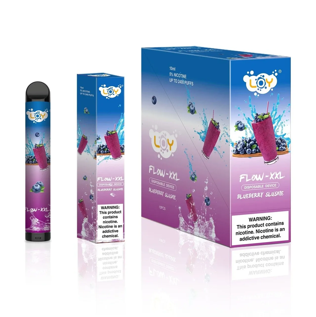 Loy Flow XXL Disposable 2400 Puffs - Blueberry Slushie