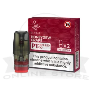 Honeydew Grape Elf Bar Mate P1 Prefilled Pod | Retails & Wholesale