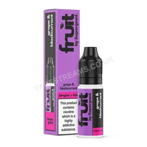 Grape & Blackcurrant Nic Salt E-Liquid by Supergood Fruit