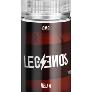 Red A Vape Juice By Legends E-Liquid 0mg 200ml 70/30