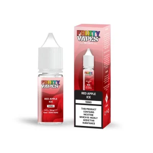 Red Apple Ice Fruity Vapes Nic Salt 10ml Vape Juice