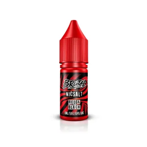 Red & Black 10ml nic salt by Just Juice Brutal
