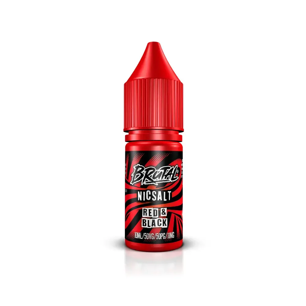 Red & Black 10ml nic salt by Just Juice Brutal
