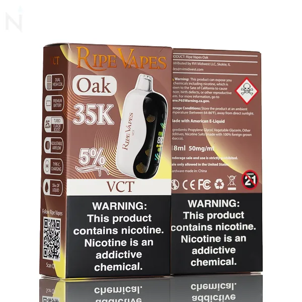Ripe Vapes Oak 35K 35000 Puff Disposable – 18mL - Image 2