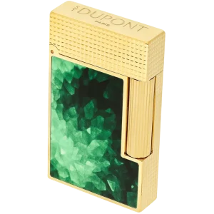 S.T. Dupont Ligne 2 Géode Lacquered Lighter - Green