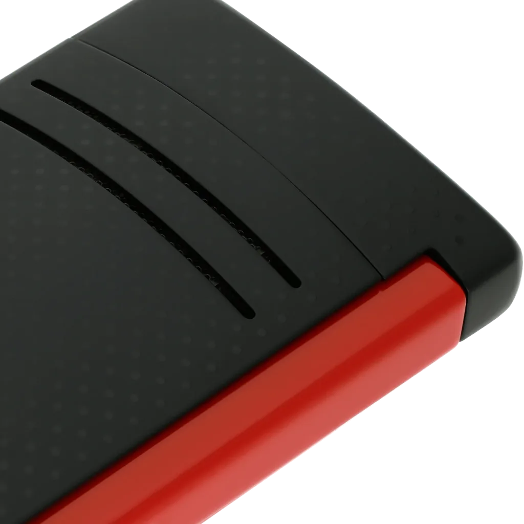 S.T. Dupont Maxijet Lighter – Matte Black & Red - Image 2