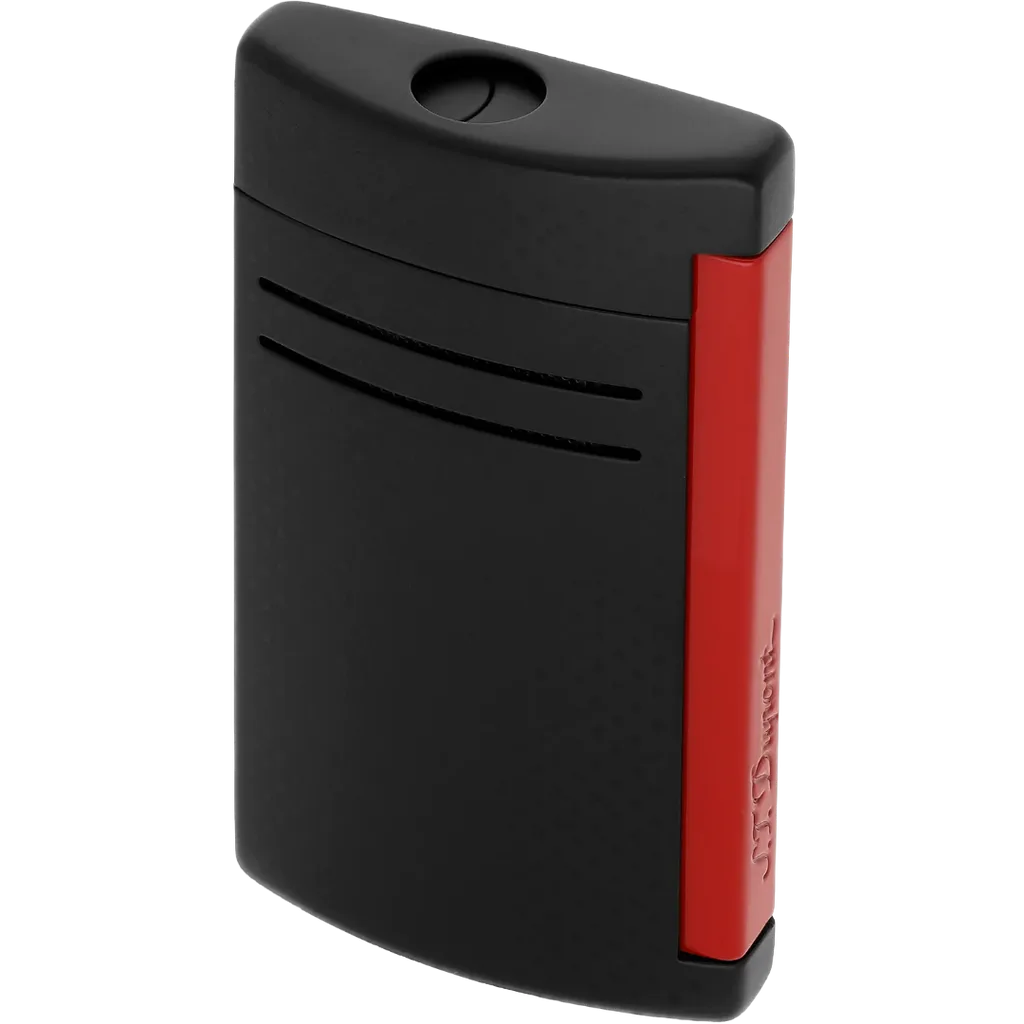 S.T. Dupont Maxijet Lighter – Matte Black & Red