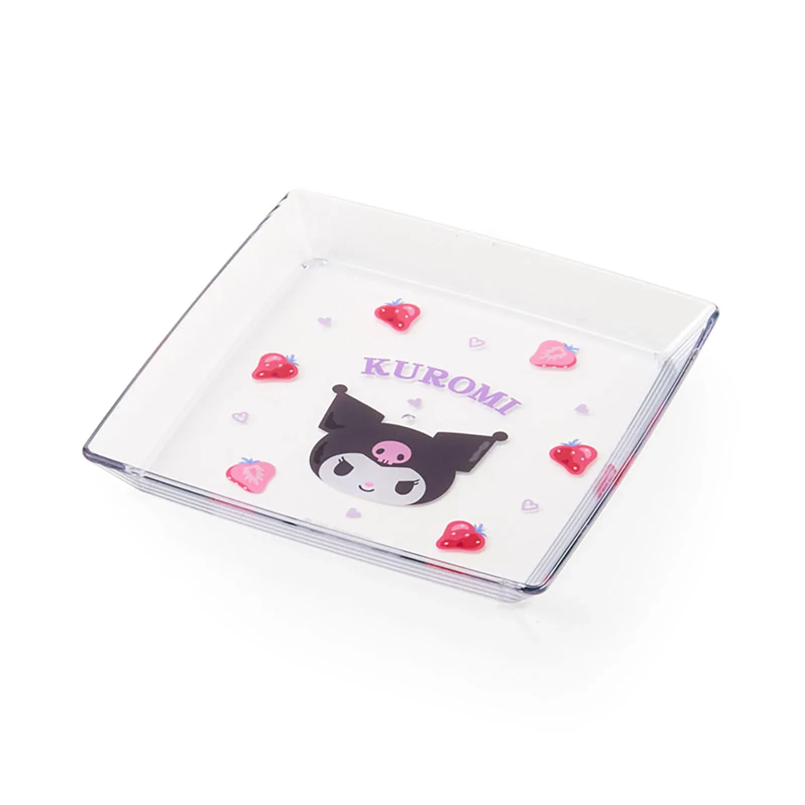 Sanrio Kuromi Square Plate Resin Tableware 313629