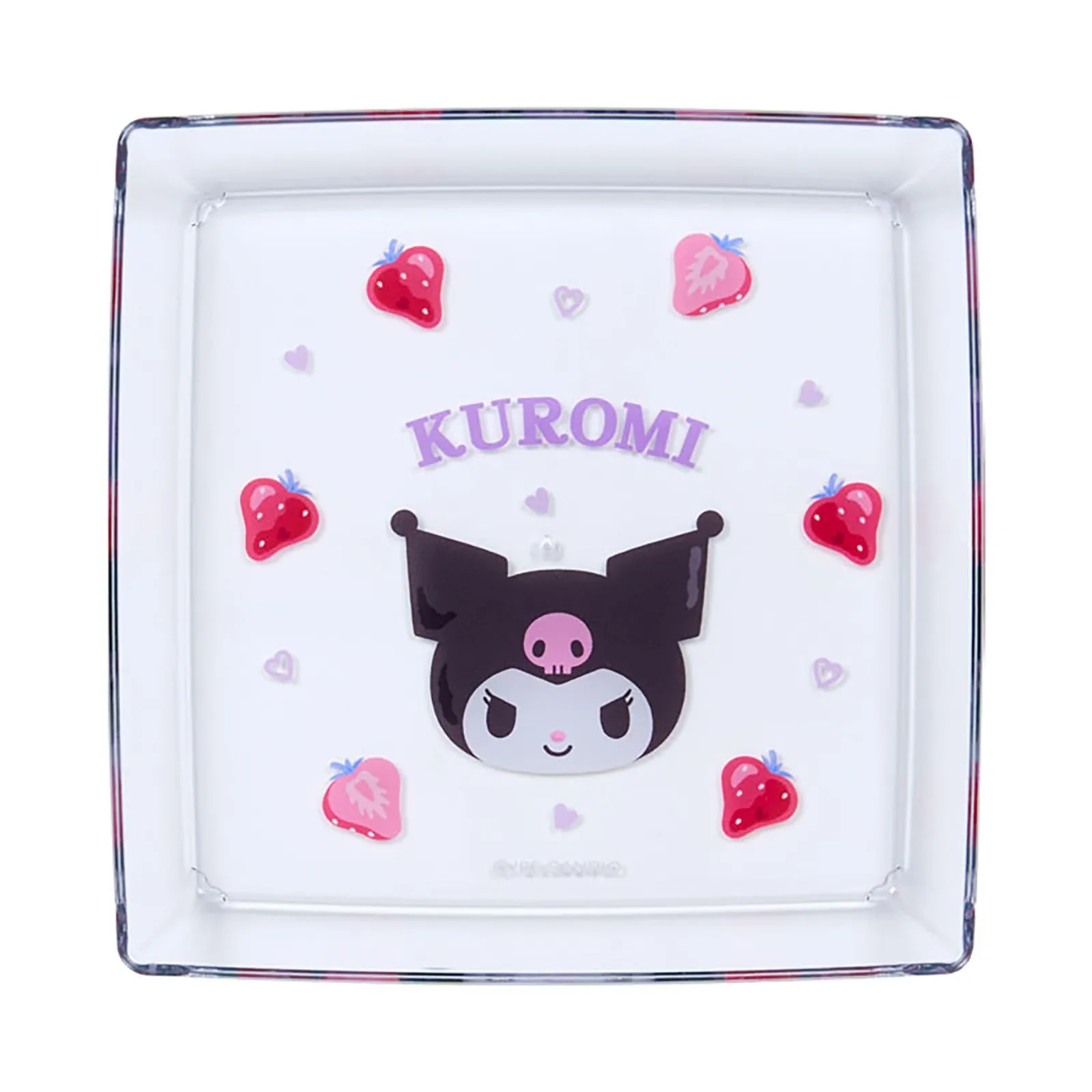 Sanrio Kuromi Square Plate Resin Tableware 313629 - Image 2