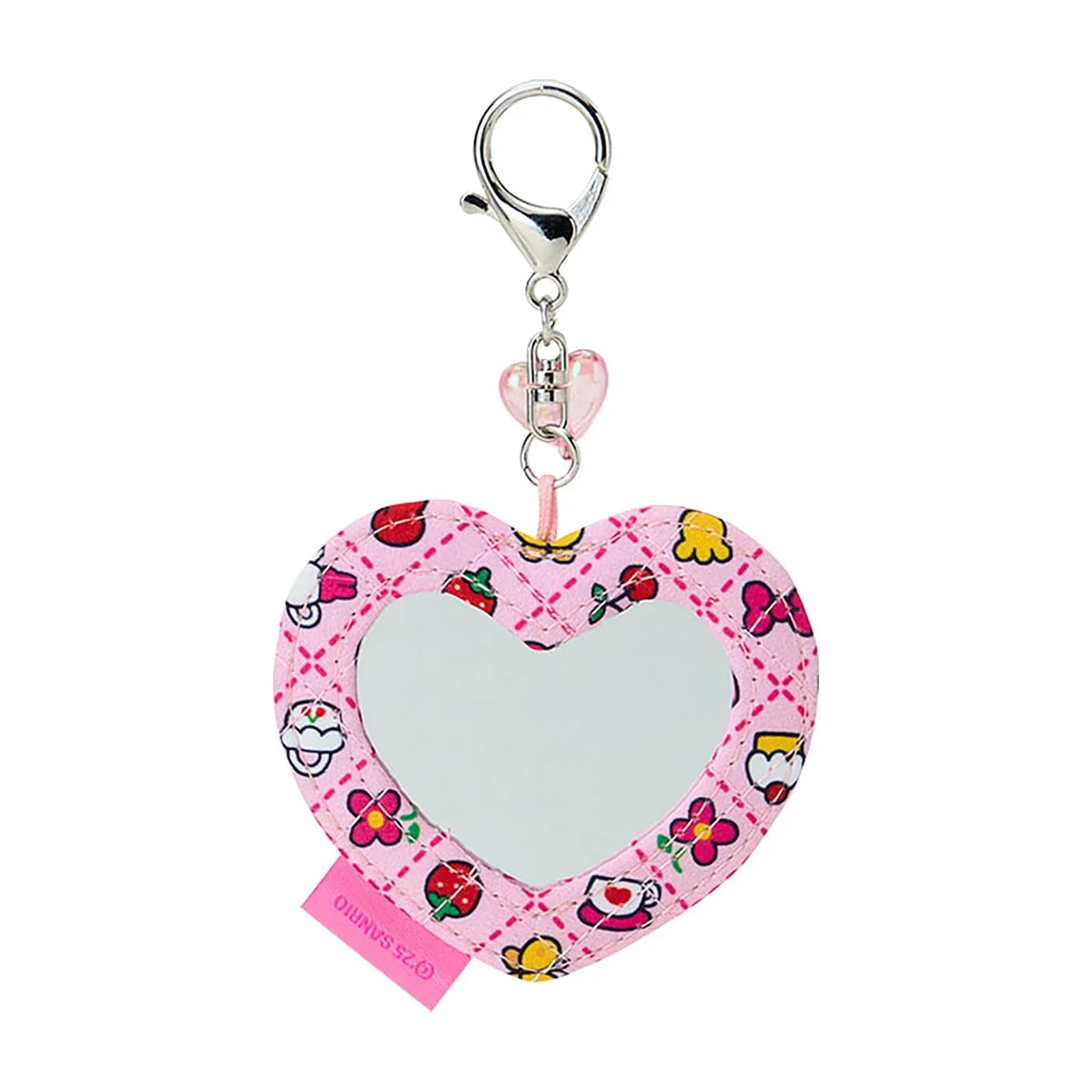 Sanrio My Melody Mirror Charm Minna No Quilt Cotton Polyester Glass Steel - Image 2