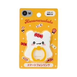 Sanrio Smartphone Ring Hanamaru Ghost PVC/Steel I Love Sweets Design