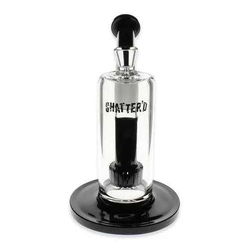 Shatter'd Glassworks - 8.5" Long Arm Matrix Bubbler Bong - Image 2