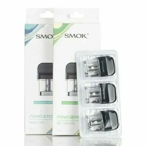 Smok NOVO 2 Pods Replacement Coils Cartridge Pack of 3x 1.4Ω MTL Mesh 1.0Ω