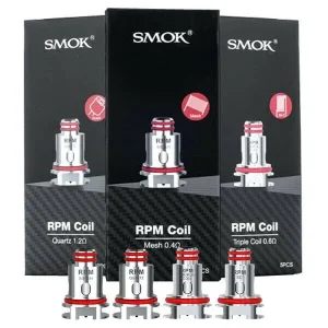 SMOK RPM-40 Replacement Coils & Pods | Mesh | Triple | SC | Quartz | RBA